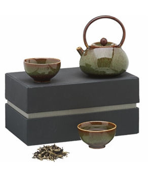 Set da Tè Coreano in Porcellana Verde - La Via del Tè