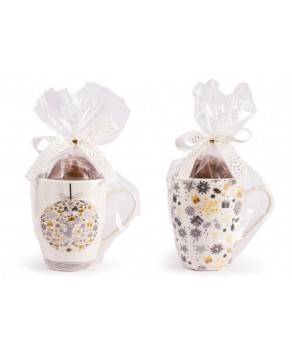 Tazza Hot Chocolate Bomb con Sfera di Cioccolato ripiena di Marshmallow